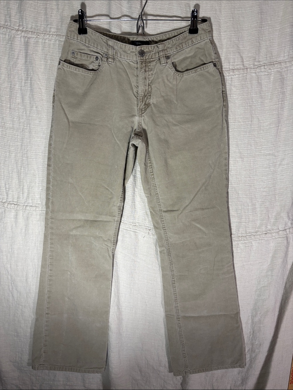 Vintage Banana Republic Corduroy Women's Boot-Cut Jeans Size 6 Tan 100% Cotton
